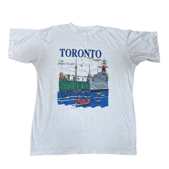 American Vintage Toronto Souvenir Shirt Medium - Picture 1 of 6